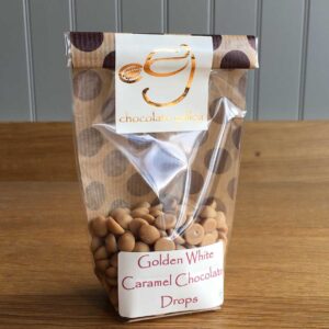 chocolate galley _ gold whites caramel chocolate drops